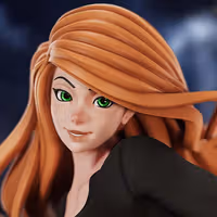 Kim Possible Statue | Kim Possible Fanart von PEACHFIGURE SFW,NSFW 3d printed,3d printed statue,Kim Possible statue,nsfw statue