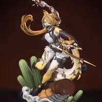 Estatua Pulchra Fellini | Zenless Zone Zero Fan art por Neko Figurines SFW 3d printed statue,Zenless Zone Zero,3d printed,Pulchra Fellini Statue,3d printed figure