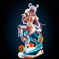 Christmas Krampus Statue | Monster Girl Fan Art by Officer Rhu SFW,NSFW,Futa 3d printed statue,3d printed,nsfw statue,Christmas Krampus Statue,Monster Girl Statue,futa statue,futa figurines,futanari figurines,futanari statue,furry statue