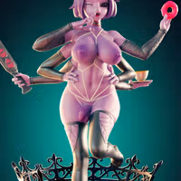 Estatua Muffet Spider Girl Furry | Monster Girl Fan art por Officer Rhu SFW,NSFW,Futa 3d printed statue,3d printed,3d printed figure,Muffet Spider Girl Statue,Monster Girl Statue,futa statue,futa figurines,futanari figurines,futanari statue,nsfw statue,furry statue