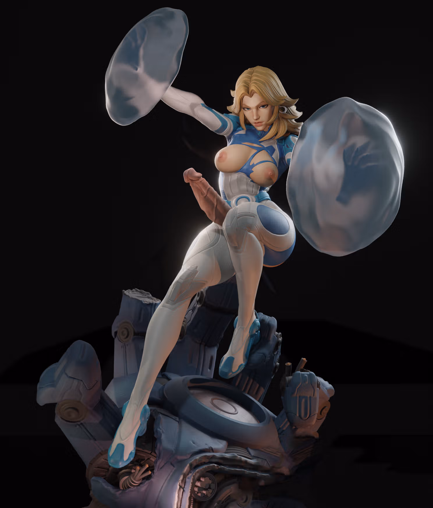 Sue Storm Statue | Marvel Fanart von Freyas Fantasys SFW,NSFW,Futa 3d printed statue,3d printed,3d printed figure,Sue Storm Statue,Marvel Statue,nsfw statue,futa figurines,futanari figurines,futanari statue,futa statue
