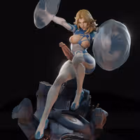 Sue Storm Statue | Marvel Fanart von Freyas Fantasys SFW,NSFW,Futa 3d printed statue,3d printed,3d printed figure,Sue Storm Statue,Marvel Statue,nsfw statue,futa figurines,futanari figurines,futanari statue,futa statue