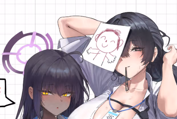 Karin Futa Sticker | Blue Archive Futanari Stickers Ecchi Cartoon Futa futanari sticker,Blue Archive stickers,futa sticker,Karin sticker,nsfw sticker