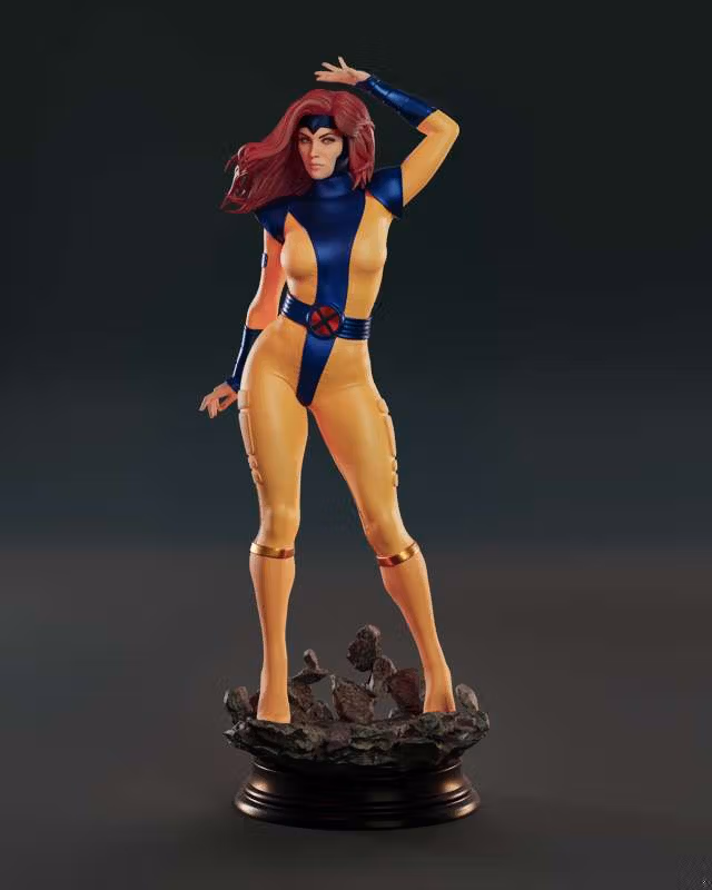 Estatua Jean Grey | Marvel Fan art por Abe3D SFW,NSFW 3d printed statue,sfw statue,Jean Grey Statue,3d printed figure,3d printed,marvel statue