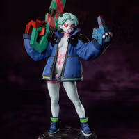 Figura Rebecca | Cyberpunk Edgerunners Fanart autorstwa Gatsu SFW,NSFW,Futa 3d printed statue,3d printed,nsfw statue,futa statue,Rebecca Statue,Cyberpunk Edgerunners statue,futa figurines,futanari figurines,futanari statue,furry statue