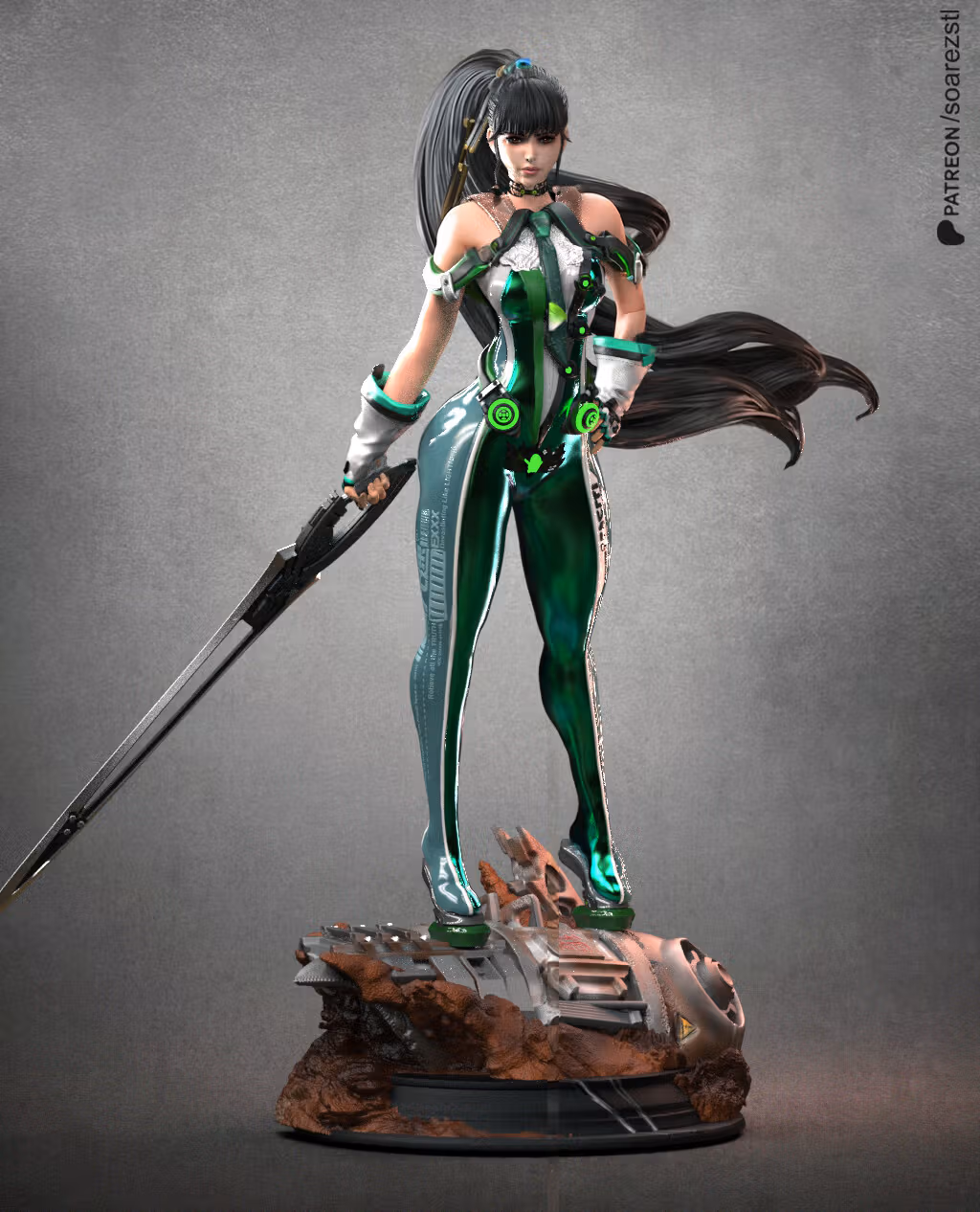 EVE Statue | Stellar Blade Fanart von Pop Totem SFW 3d printed statue,3d printed,sfw statue,eve statue,Stellar Blade