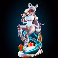 Christmas Krampus Statue | Monster Girl Fan Art by Officer Rhu SFW,NSFW,Futa 3d printed statue,3d printed,nsfw statue,Christmas Krampus Statue,Monster Girl Statue,futa statue,futa figurines,futanari figurines,futanari statue,furry statue