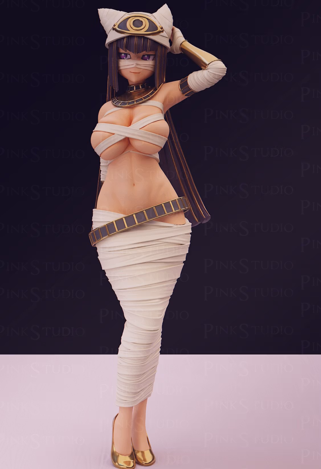 Sekhmeti Letopolis Statue | Monster Musume Fan Art by Pink Studio SFW,NSFW 3d printed statue,nsfw statue,Sekhmeti Letopolis Statue,Monster Musume Statue,sfw statue