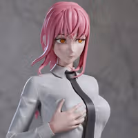 Makima Statue | Chainsaw Man Fan Art by Azerama SFW,NSFW 3d printed,3d printed statue,nsfw statue,Makima statue,Chainsaw Man statue