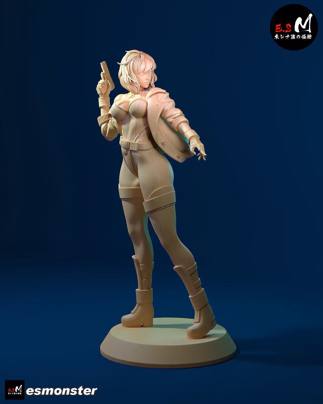 Motoko Kusanagi Statue | Ghost in the Shell Fan Art by E.S Monster SFW,NSFW 3d printed statue,3d printed,nsfw statue,3d printed figure,Motoko Kusanagi Statue,Ghost in the Shell Statue
