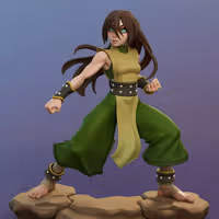 Toph Beifong Statue | Avatar Last Airbender Fanart von Dinamuuu3d SFW,NSFW 3d printed statue,3d printed,Toph Beifong Statue ,3d printed figure,nsfw statue,Avatar Last Airbender statue