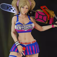 Statua Juliet Starling | Lollipop Chainsaw Fan art di Momoji3d SFW,NSFW 3d printed,3d printed statue,nsfw statue,Juliet Starling statue,Lollipop Chainsaw statue,3d printed figure