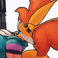 Delphox Guns Furry Sticker | Pokemon Vinyl Sticker SFW sfw sticker,stickers,Delphox Guns sticker,pokemon sticker,furry sticker