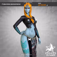 Midna Twilight Princess Statue | The Legend of Zelda Fan Art by OXO3D SFW,NSFW 3d printed,3d printed statue,Midna Twilight Princess Statue,nsfw statue,The Legend of Zelda statue
