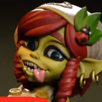 Campfire Goblin Girl Miniature | DnD Fan Art by Jigglystix NSFW 3d printed,miniature,dnd miniature,Campfire Goblin Girl,3d printed miniature,nsfw miniature