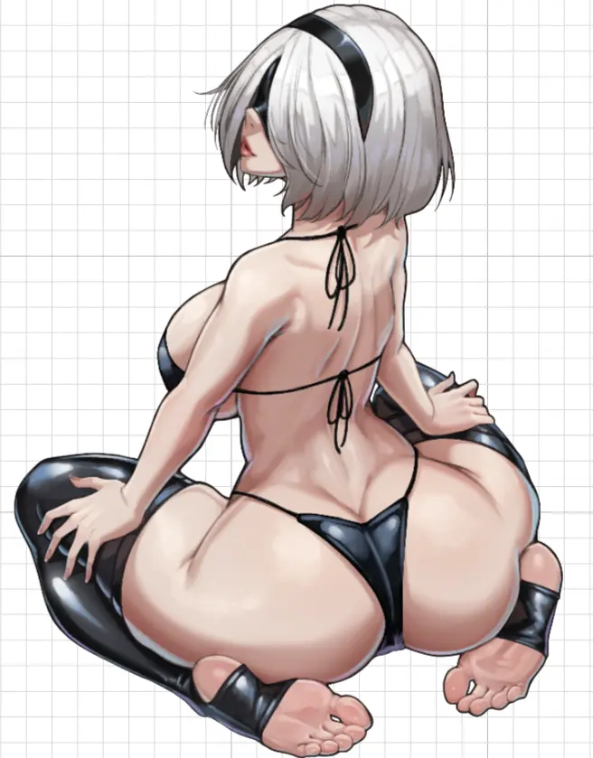 2B NieR Big Ass Sticker | NieR: Automata Vinyl Sticker SFW,NSFW 2B sticker,nsfw sticker,NieR: Automata stickers