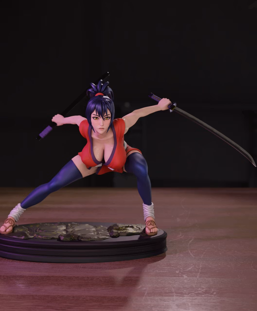 Chifusa Manyuu Statue | Mahou Kaiju Fanart von Momoji3d SFW,NSFW 3d printed,3d printed statue,nsfw statue,Chifusa Manyuu statue,Mahou Kaiju statue