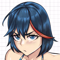 Pegatina Ryuko Matoi Bikini | Kill la Kill Pegatina de vinilo SFW,NSFW sfw sticker,Ryuko Matoi sticker,nsfw sticker,Kill la Kill stickers,anime girl sticker
