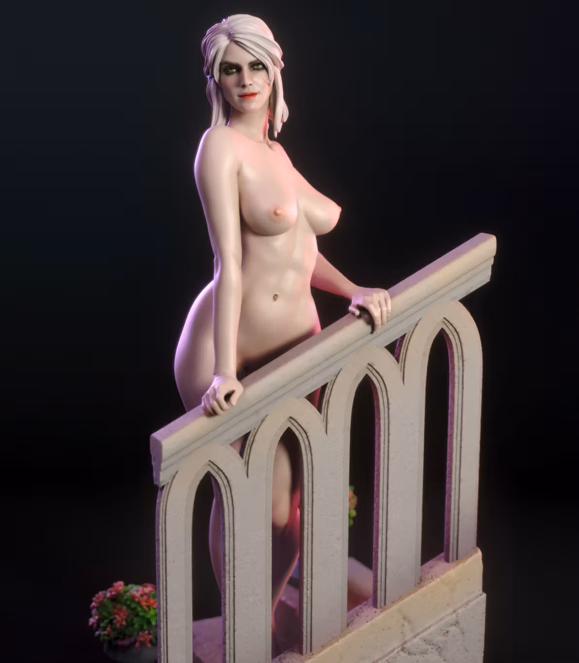 Ciri Statue | The Witcher Fan Art by TorridaMinis SFW,NSFW 3d printed,3d printed statue,nsfw statue,3d printed figure,Ciri Statue,The Witcher Statue