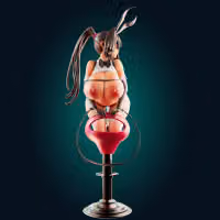 Bay Radiant Bunny Girl Statue | NIKKE Fan Art by Officer Rhu SFW,NSFW,Futa 3d printed statue,3d printed,nsfw statue,furry statue,futa statue,NIKKE statue,Bay Radiant Statue,futa figurines,futanari figurines,futanari statue