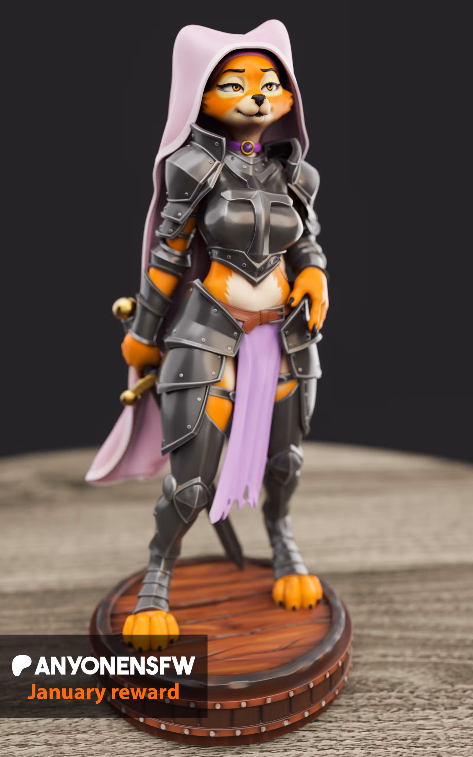 Maid Marian Statue | Robin Hood Fan Art by Anyonensfw SFW,NSFW,Futa 3d printed,3d printed statue,futa statue,furry statue,nsfw statue,Maid Marian Statue,Robin Hood ,futa figurines,futanari figurines,futanari statue