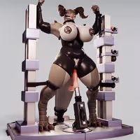 Statua Deathclaw Bondage Furry | Fallout Fan art di Gray World NSFW 3d printed statue,3d printed,Deathclaw Statue,Fallout statue,nsfw statue,3d printed figure,furry statue