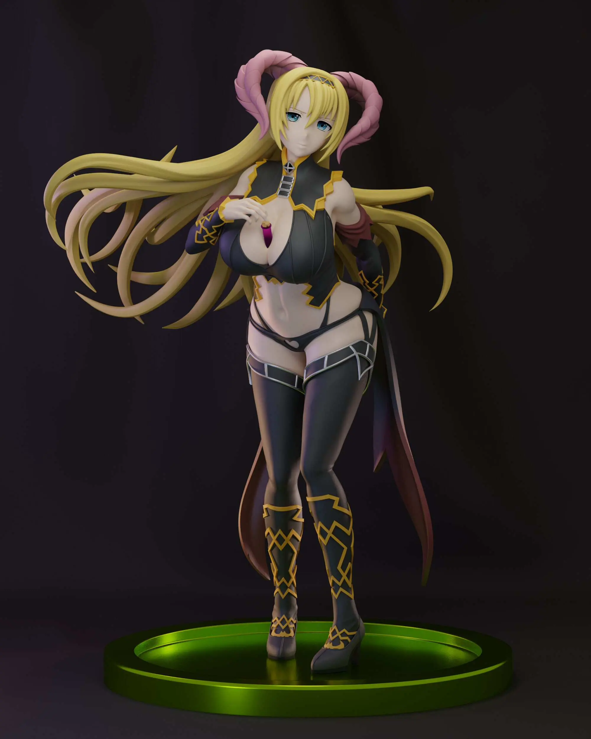 Statua Mammon | Seven Deadly Sins Fan art di MoonFigures SFW 3d printed,3d printed statue,Mammon Statue,Seven Deadly Sins statue,3d printed figure