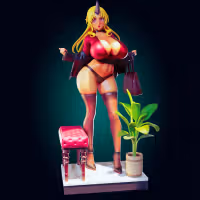 Tionishia Tall Office Lady Statue | Monster Musume Fan Art by Officer Rhu SFW,NSFW,Futa 3d printed statue,3d printed,3d printed figure,Monster Musume Statue,Tionishia Statue,nsfw statue,futa statue,futa figurines,futanari figurines,futanari statue,furry statue