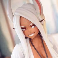 Estatua Mirko Office | My Hero Academia Fan art por PikkyPrints SFW 3d printed statue,3d printed,3d printed figure,Mirko Statue,My Hero Academia Statue,sfw statue