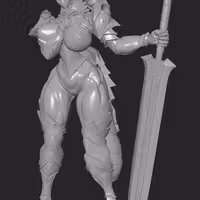 Red Knight Remastered v1 Miniature | Original Fan Art by MADSMINIS SFW,NSFW,Futa 3d printed miniature,miniature,3d printed,nsfw miniature,Red Knight