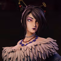 Statue LULU | Final Fantasy Fan art par Momoji3d SFW,NSFW 3d printed statue,3d printed,nsfw statue,Final Fantasy statue,LULU statue