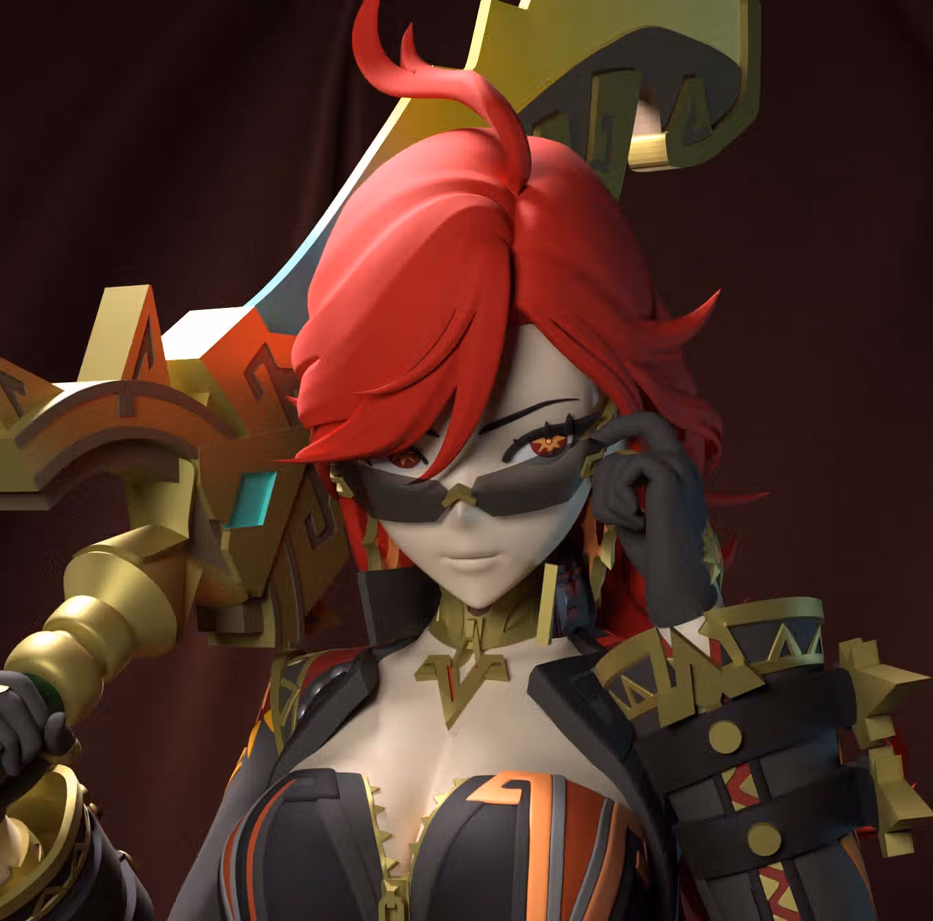 Mavuika Statue | Genshin Impact Fan Art by FunserviceSTL SFW,NSFW,Futa 3d printed statue,nsfw statue,Mavuika statue,Genshin Impact statue,3d printed figure,3d printed,futa statue,futa figurines,futanari figurines,futanari statue