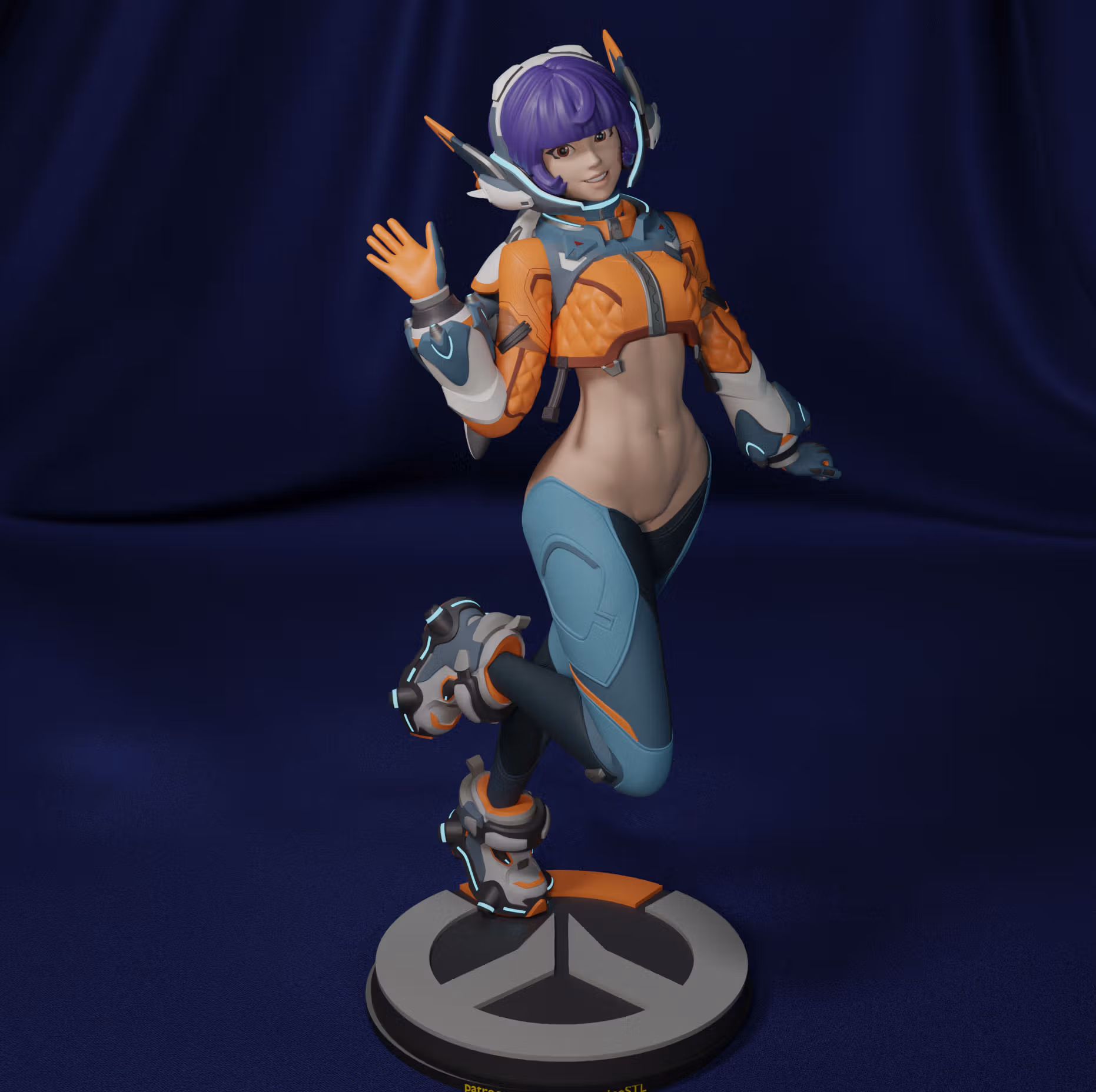 Statua Juno | Overwatch Fan art di FunserviceSTL SFW,NSFW,Futa 3d printed statue,nsfw statue,Juno statue,Overwatch statue,3d printed figure,3d printed,futa statue,futa figurines,futanari figurines,futanari statue