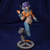 Juno Statue | Overwatch Fanart von FunserviceSTL SFW,NSFW,Futa 3d printed statue,nsfw statue,Juno statue,Overwatch statue,3d printed figure,3d printed,futa statue,futa figurines,futanari figurines,futanari statue