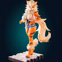 Statua Arcanine | Pokémon Fan art di Officer Rhu SFW,NSFW,Futa 3d printed statue,3d printed,3d printed figure,Arcanine Statue,Pokemon Statue,futa statue,futa figurines,futanari figurines,futanari statue,furry statue