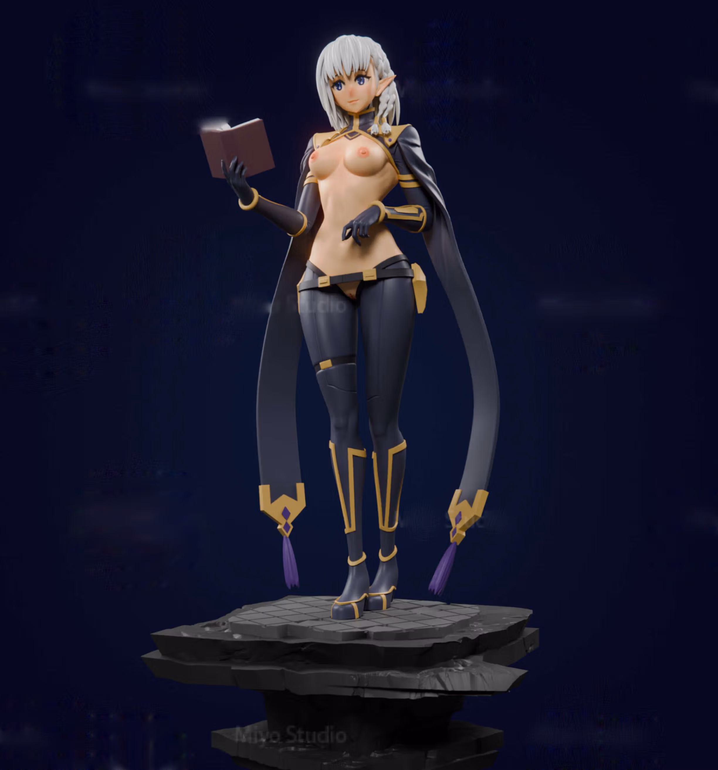 Beta Statue | The Eminence In Shadow Fanart von MiyoStudio SFW,NSFW 3d printed statue,Beta statue,3d printed,The Eminence In Shadow Statue,3d printed figure,nsfw statue
