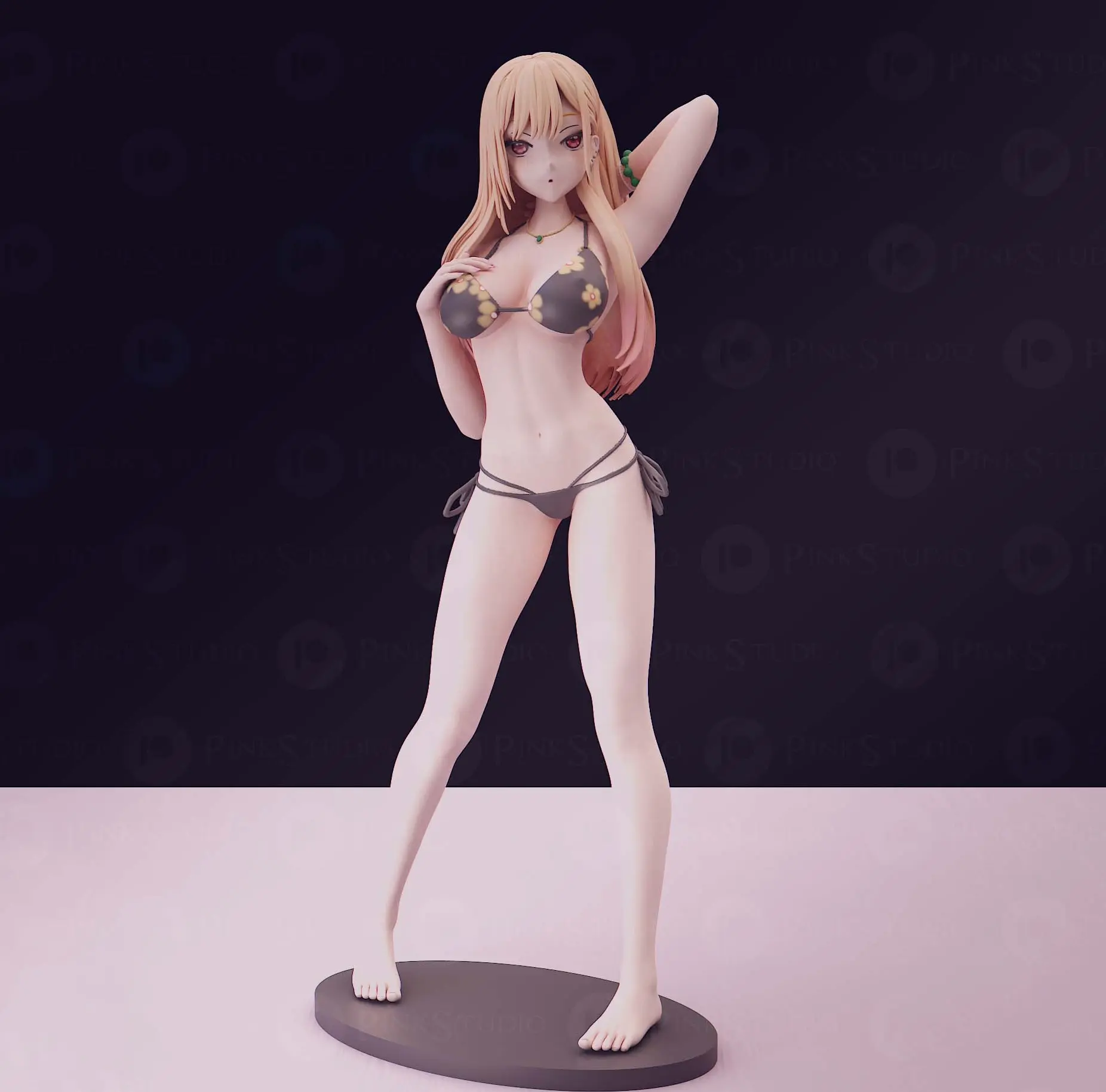 Statue Marin Kitagawa | My Dress-Up Darling Fan art par Pink Studio SFW,NSFW 3d printed statue,3d print statue,nsfw statue,Marin Kitagawa Statue,My Dress-Up Darling Statue,sfw statue