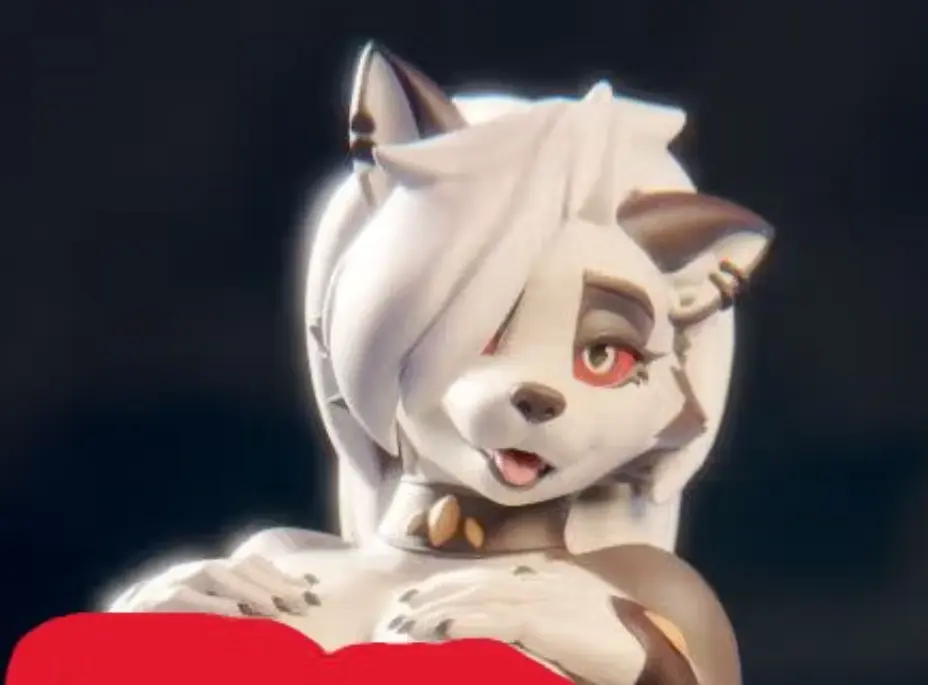 Loona NSFW Statue | Helluva Boss Fanart von MMAD NSFW 3d printed statue,3d printed,nsfw statue,Loona Statue,3d printed figure,furry statue,Helluva Boss
