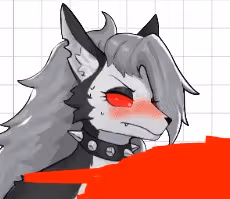 Loona v7 Sticker | Helluva Boss Vinyl Sticker NSFW furry sticker,Helluva Boss sticker,nsfw sticker,loona sticker,loona nsfw