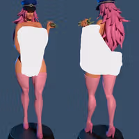 Poison Stripper Statue | Street Fighter Fanart von Studio Sol Union Futa 3d printed statue,3d printed,nsfw statue,futa statue,futa figurines,futanari figurines,futanari statue,3d printed figure,Street Fighter Statue ,Poison Statue