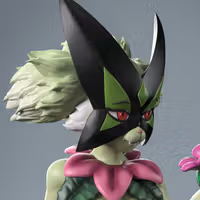 Meowscarada Statue | Pokemon Fan Art by Anyonensfw SFW,NSFW,Futa 3d printed,3d printed statue,nsfw statue,futa statue,furry statue,Meowscarada Statue,Pokémon Statue,futa figurines,futanari figurines,futanari statue