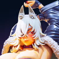 Ghislaine Muscle Mommy Statue | Mushoku Tensei Fan Art by Officer Rhu SFW,NSFW,Futa 3d printed,Ghislaine statue,futa statue,Mushoku Tensei statue,furry statue,nsfw statue,futa figurines,futanari figurines,futanari statue