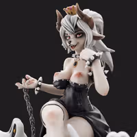 Bowsette Furry Statue | Super Mario Fan Art by Anyonensfw SFW,NSFW,Futa 3d printed,3d printed statue,nsfw statue,futa statue,Bowsette Statue,Super Mario Statue,futa figurines,futanari figurines,futanari statue,furry statue