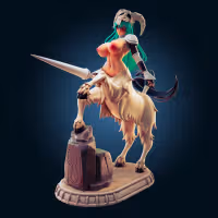 Nelliel Thicc Centaur Statue | Bleach Fan Art by Officer Rhu SFW,NSFW,Futa 3d printed,Nelliel Thicc Centaur statue,futa statue,bleach statue,furry statue,nsfw statue,futa figurines,futanari figurines,futanari statue