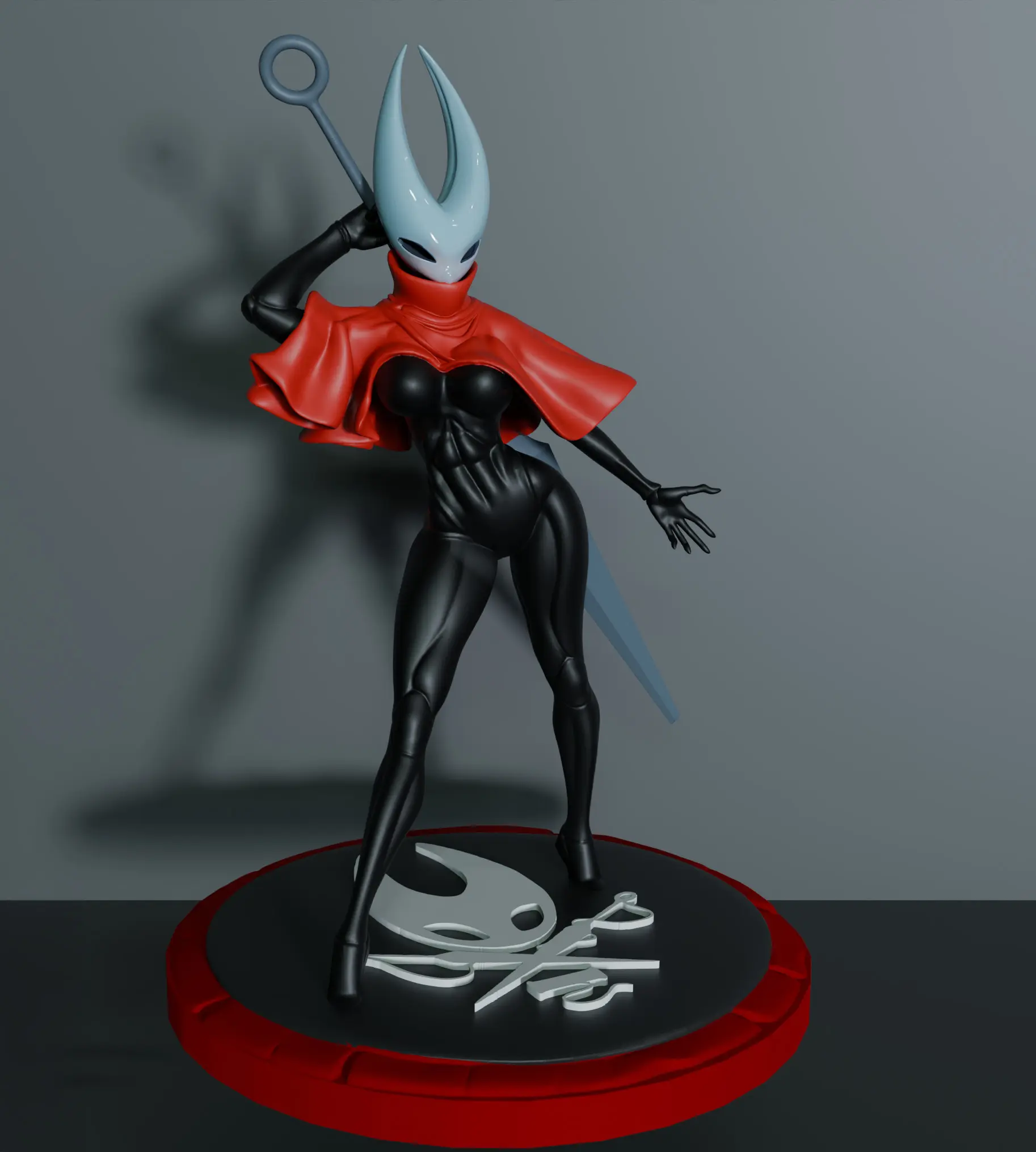 Hornet Statue | Hollow Knight Fan Art by SpiderFlameFigures SFW 3d printed statue,3d printed,3d printed figure,Hornet statue,Hollow Knight statue