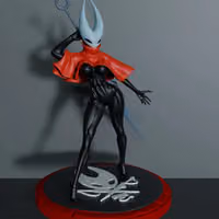 Hornet Statue | Hollow Knight Fan Art by SpiderFlameFigures SFW 3d printed statue,3d printed,3d printed figure,Hornet statue,Hollow Knight statue