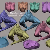 Statua di Kida | Atlantis: L’Impero Perduto Fan art di Digital Dark SFW,NSFW,Futa 3d printed statue,3d printed,nsfw statue,3d printed figure,Kida Statue,Atlantis: The Lost Empire statue,futa statue,futa figurines,futanari figurines,futanari statue