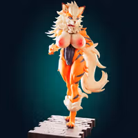 Statua Arcanine | Pokémon Fan art di Officer Rhu SFW,NSFW,Futa 3d printed statue,3d printed,3d printed figure,Arcanine Statue,Pokemon Statue,futa statue,futa figurines,futanari figurines,futanari statue,furry statue