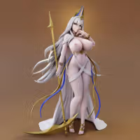 Scylla Statue | Azur Lane Fan Art by FunserviceSTL SFW,NSFW,Futa 3d printed statue,nsfw statue,Scylla statue,Azur Lane,3d printed figure,3d printed,futa figurines,futanari figurines,futa figurines,futa statue