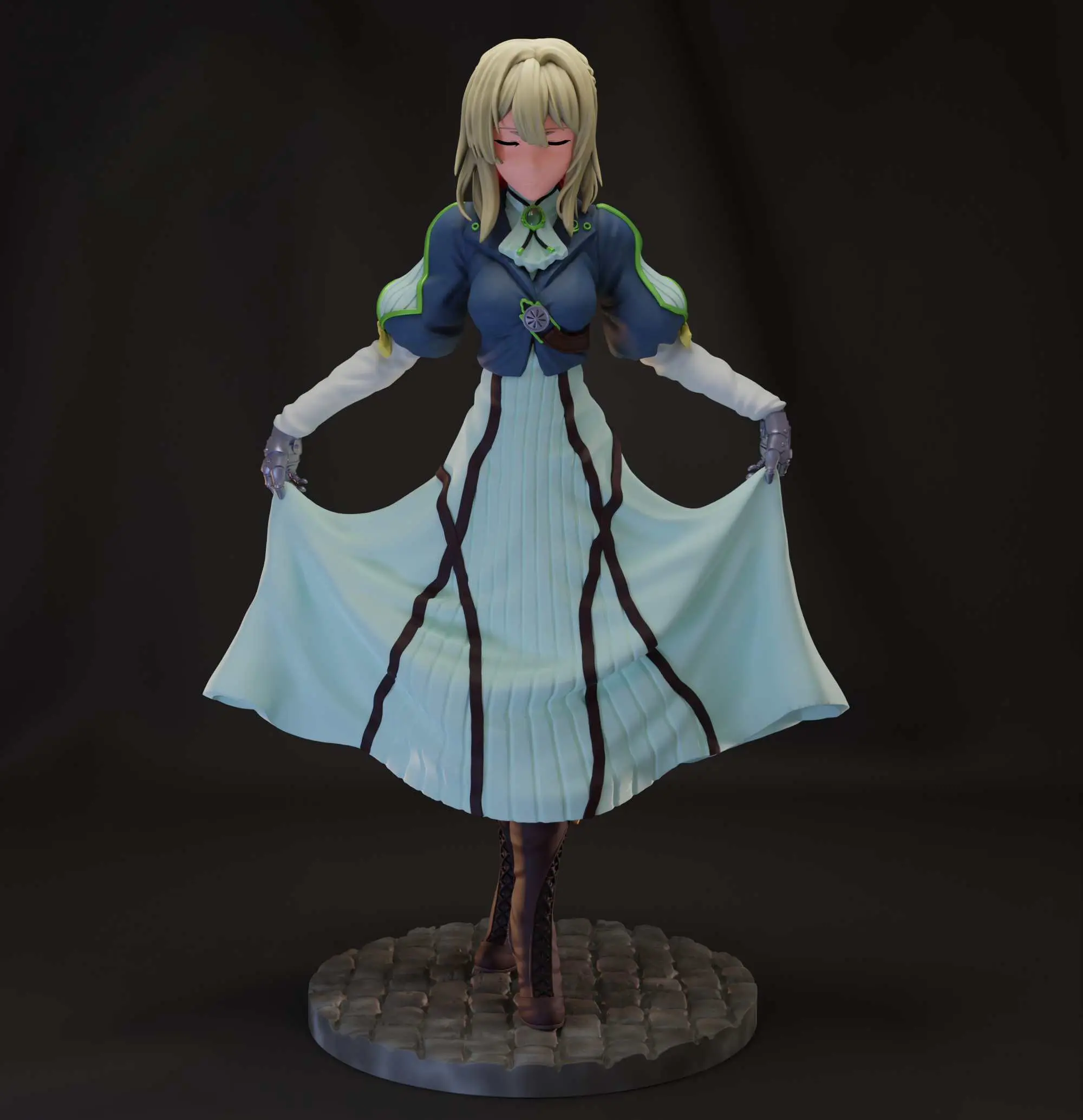 Violet Evergarden Statue | Violet Evergarden Fanart von MoonFigures SFW 3d printed,3d printed statue,Violet Evergarden Statue,3d printed figure